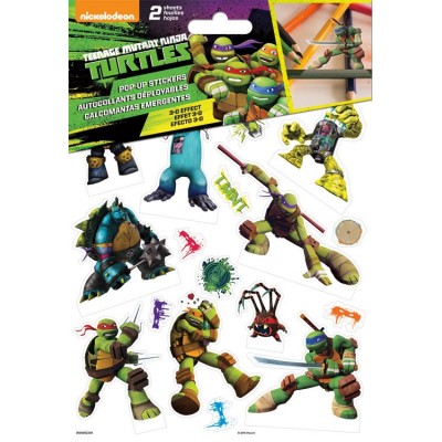 Sticker Pop-Up - Teenage Mutant Ninja Turtles 3D New Toys Games st5131   
